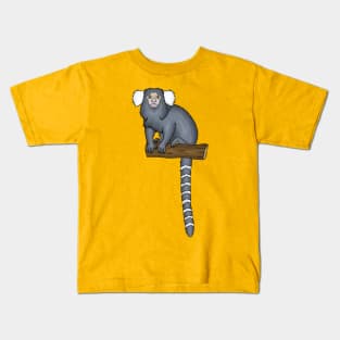 Common marmoset cartoon illustration Kids T-Shirt